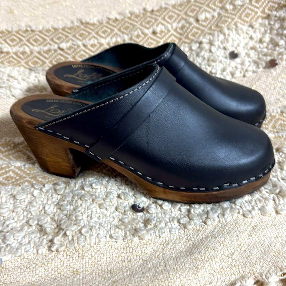 High heeled clogs from Sweden